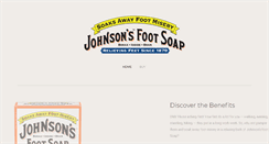 Desktop Screenshot of johnsonsfootsoap.com